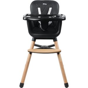 Ding Daily Black Houten Kinderstoel DI-926740