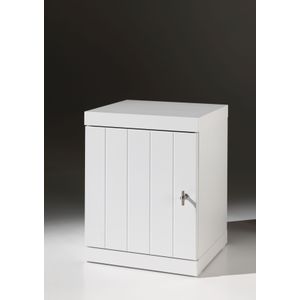Vipack-Nachtkastje-Robin-met-deur-hout-wit