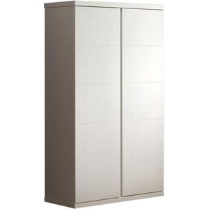 Vipack Kledingkast Ruime 2-deurs kledingkast in rechtlijnig design, uitvoering wit
