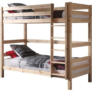 Vipack Stapelbed Pino 180 cm hoog - 90 x 200 cm - natuur