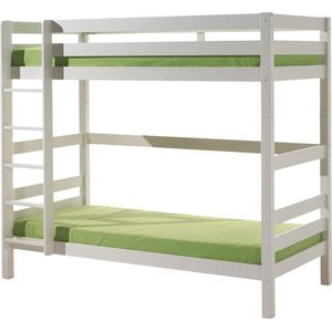 Vipack Stapelbed Pino 180 cm hoog - 90 x 200 cm - wit