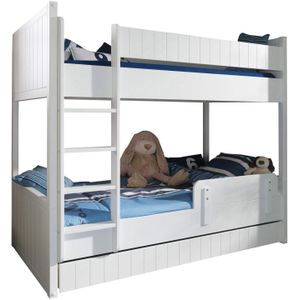 Vipack Stapelbed Robin - 90 x 200 cm - wit