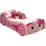 Vipack - Autobed meisjes Hello Pretty - 90x200 - Roze