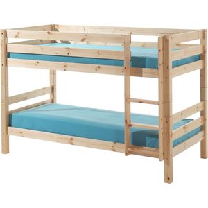 Vipack Stapelbed Pino 140 cm hoog - 90 x 200 cm - natuur