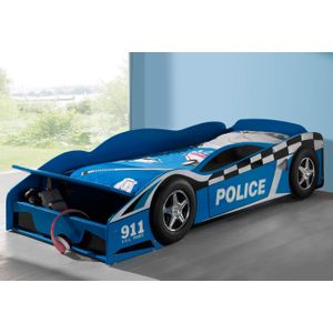Vipack - Peuterbed Police - Blauw - MDF - Inclusief Lattenbodem