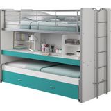 Vipack - slaper Bonny 80 en bedlade - 90x200 - Turquoise