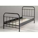 Vipack New York Bed Metaal Zwart 120 x 200 cm