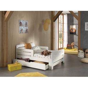 Vipack Bed Jumper met lade - 90 x 200 cm - wit