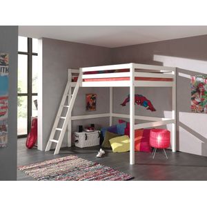Vipack Hoogslaper Pino Mezzanine - 140 x 200 cm - wit