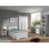 Vipack - Bed London - 90x200 - Wit