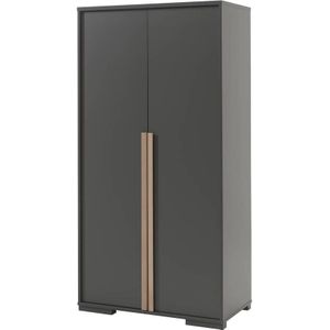 Vipack Kast Londen - 99 x 196 x 56 cm - antraciet