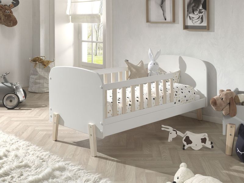 Vipack Bed Kiddy kleuter - 70 x 140 cm - wit