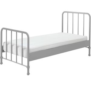 Vipack Bronxx Bed Metaal Rainy Grey 90 x 200 cm