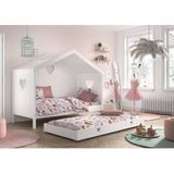 Vipack Amori Huisbed Bedlade - Wit