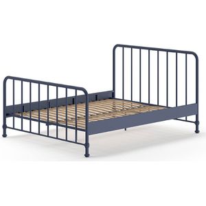 Vipack bed Bronxx - denim blauw - 160x200 cm - Leen Bakker