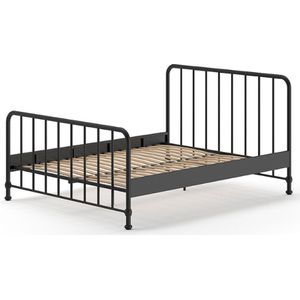 Vipack Bronxx Bed - 160 x 200 cm - Mat Zwart