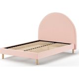 Vipack - Gestoffeerd bed Maeva - 140x200 - Roze