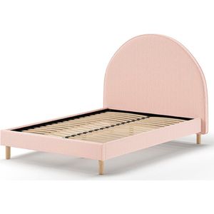 Vipack Moon Bed - 140 x 200 cm - Boucle Roze
