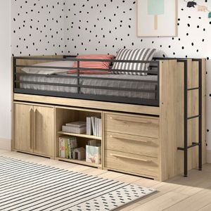 Vipack - Sam - Hoogslaper - Eiken - Inclusief Bureau