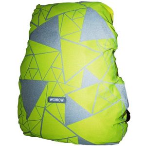 Wowow Urban Bagcover geel - Waterdichte regenhoes - 25 L