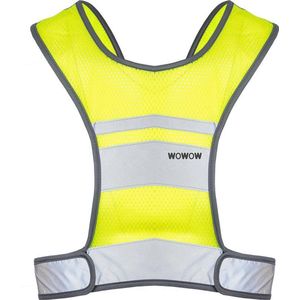 WOWOW - Nova Jacket - Fluorescerend Geel - Running Jacket