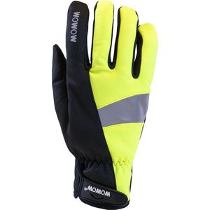Cycle Gloves 2.0 WOWOW Fietshandschoen winddicht - Yellow/Black L (maat 10)
