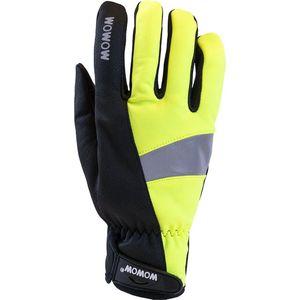 Cycle Gloves 2.0 WOWOW Fietshandschoen winddicht - Yellow/Black XL (maat 11)