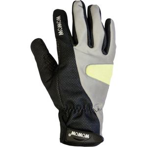 Wowow Cycle Gloves Large Fietshandschoenen - Unisex - zwart/zilver/geel