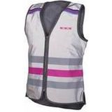 WOWOW Lucy Jacket Dames Full reflective Grijs/roze