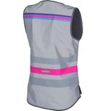 WOWOW Lucy Jacket Dames Full reflective Grijs/roze