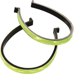 Wowow Trouser Clips reflectiearmband 16,4 cm geel 2 stuks