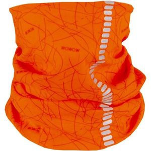 Wowow Nekwarmer Nutty Junior Microfiber Oranje One-size