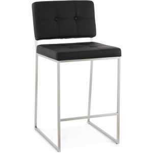 Counter chair Wobbe barkruk zwart