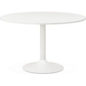 Witte ronde tafel - 120 cm - REKON- Kokoon Design