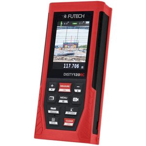 FUTECH Laserafstandsmeter Disty 120 Rood met Camera - 250.120RC