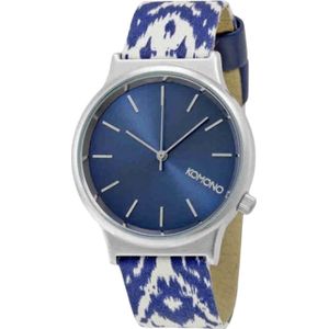 Komono Unisex Horloge Kwarts Zilver