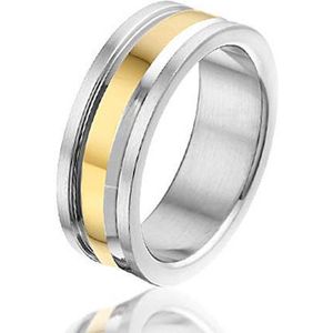 Montebello Ring Unisex - 316L Staal - 7mm - Maat 52 - 16.5mm