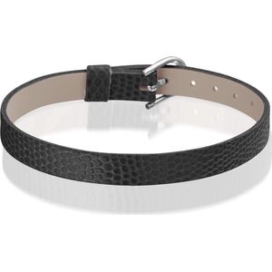 Montebello Armband Anass Zwart - PU Leer - Metaal - 20.5 m