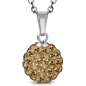 Amanto Ketting Cava Champagne - 316L Staal PVD - Ø12mm - 45cm