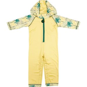 Ducksday - zwempakje - onesie- voor baby en peuter - UV-werend UPF50+ - unisex - Cala - 1 jaar - ademend - promo