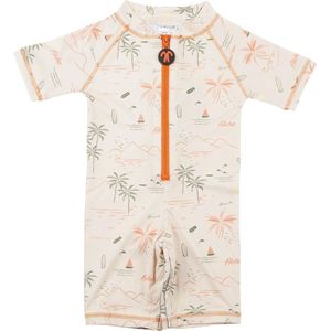 Ducksday - UV zwempakje voor baby en peuter - UV-werend UPF50+ - unisex - Waikiki - 3 jaar