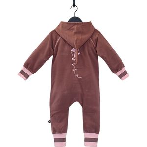 Ducksday - Fleecepak - Onesie voor Kinderen - Donkerroze/Lichtroze