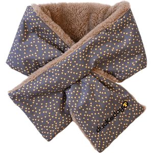 Ducksday - Sjaal voor kinderen en volwassenen - Unisex - waterdichte buitenkant - Fleece gevoerd - Puck - maat Large