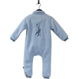 Ducksday - Fleecepak Sherpa - Onesie - Lichtblauw - 100% Gerecycleerd Polyester
