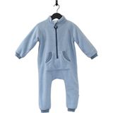 Ducksday - Fleecepak Sherpa - Onesie - Lichtblauw - 100% Gerecycleerd Polyester