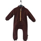 Ducksday - Fleecepak Sherpa - Onesie - Donkerbruin Teddy