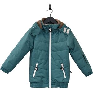 Ducksday Winterjas Breeze – Waterdichte Kinderjas – Warm, Ademend & PFAS-vrij – Gerecycled Polyester – Skipaszak – Maat 92/98