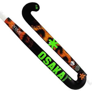 Osaka 1 Series Prime Spots Hockeystick - Standard Bow - Junior - Zwart/Oranje