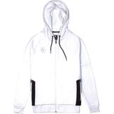 Osaka - Men Training Zip Hoodie - Wit - 100% Polyester