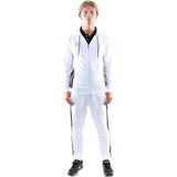 Osaka - Men Training Zip Hoodie - Wit - 100% Polyester